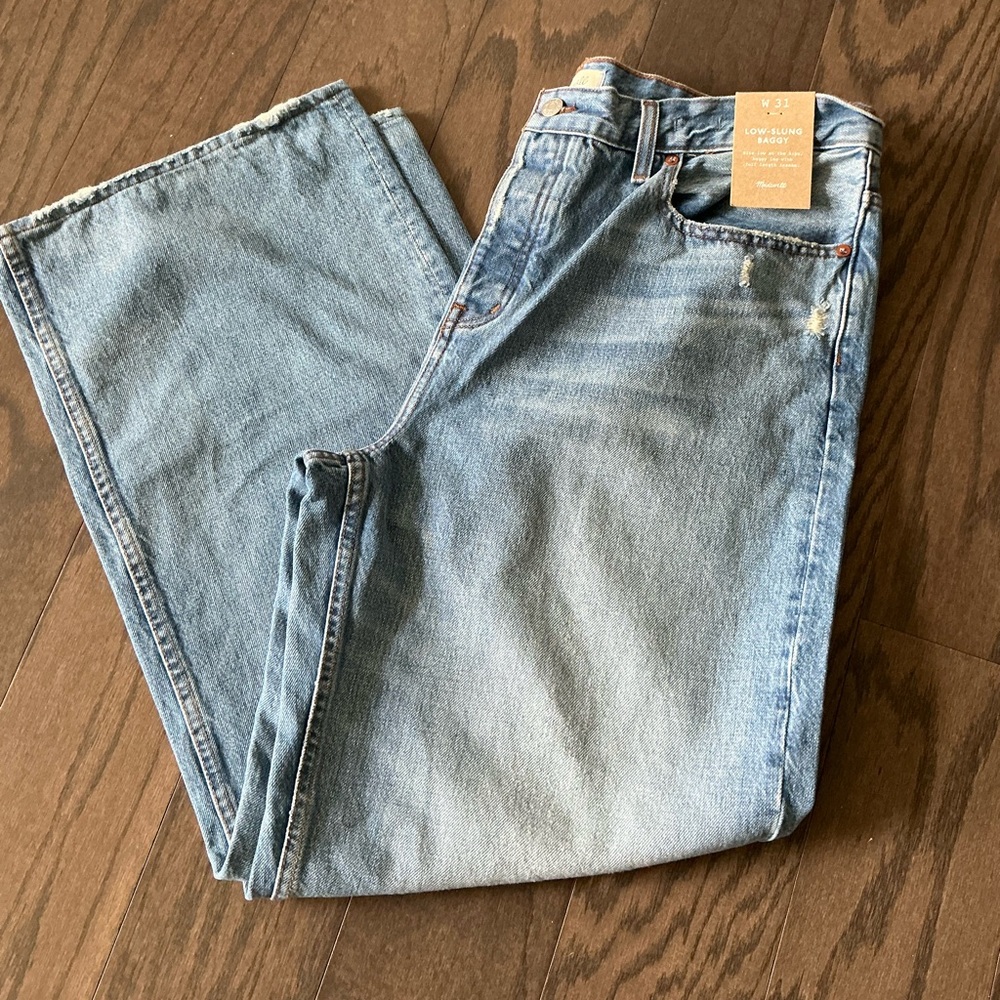 Madewell low-slung baggy jeans